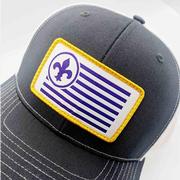 Fleur-De-Lis Patch Trucker Hat